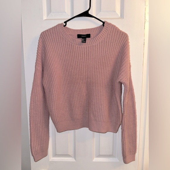 Forever 21 Sweaters - Forever 21‎ Dusty Rose Knit Crew Neck Sweater